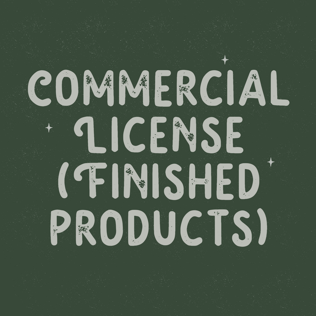 Commercial License Finished Product