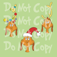 Load image into Gallery viewer, Green Guy Clipart Bundle