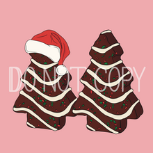 Load image into Gallery viewer, Christmas Tree Cake Clipart
