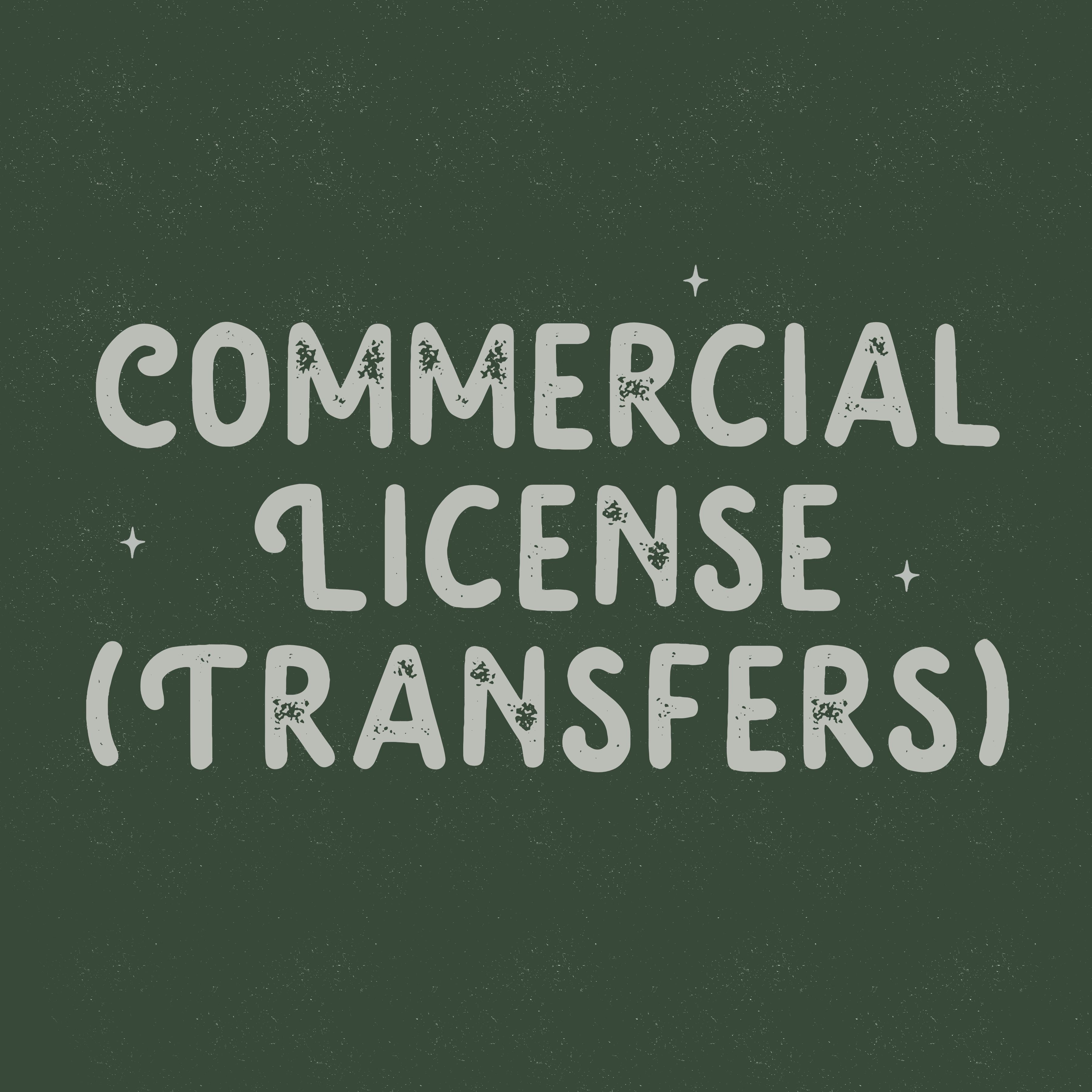 Commercial License (Selling Transfers) – Raising Three Designs