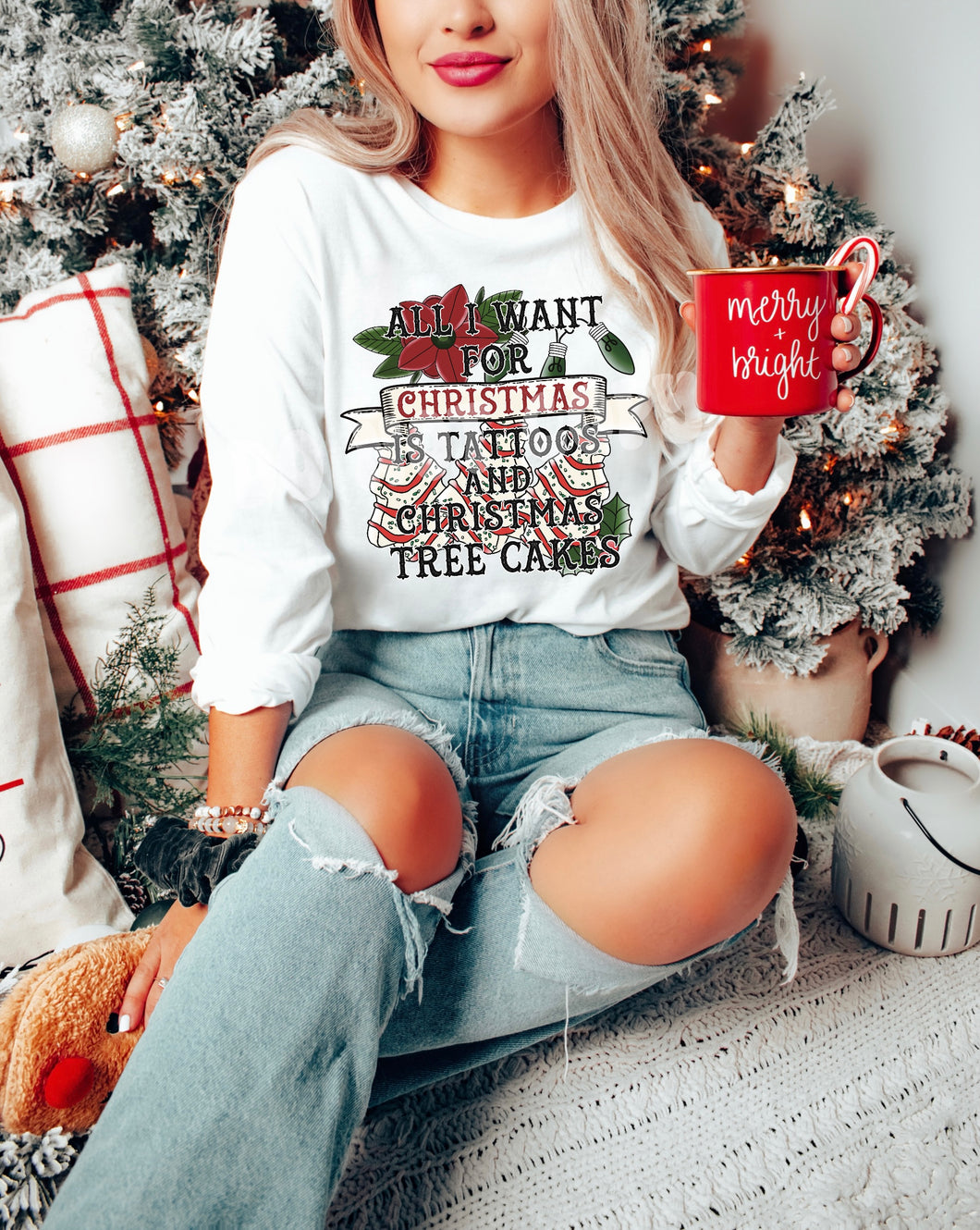 All I want for Christmas is tattoos and Christmas tree cakes