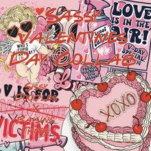 Load image into Gallery viewer, Sassy VDay Collab w/ sissy doodles
