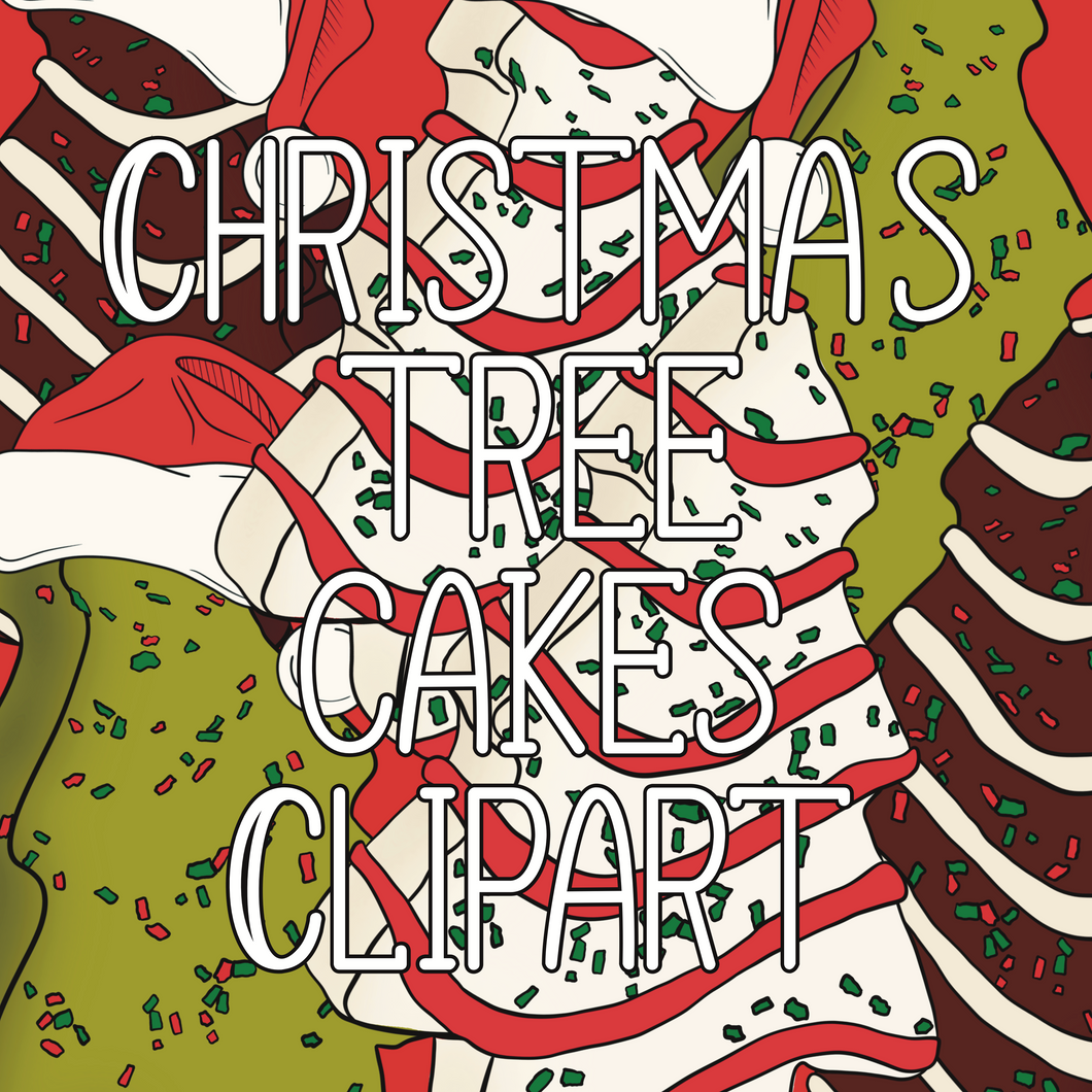 Christmas Tree Cake Clipart