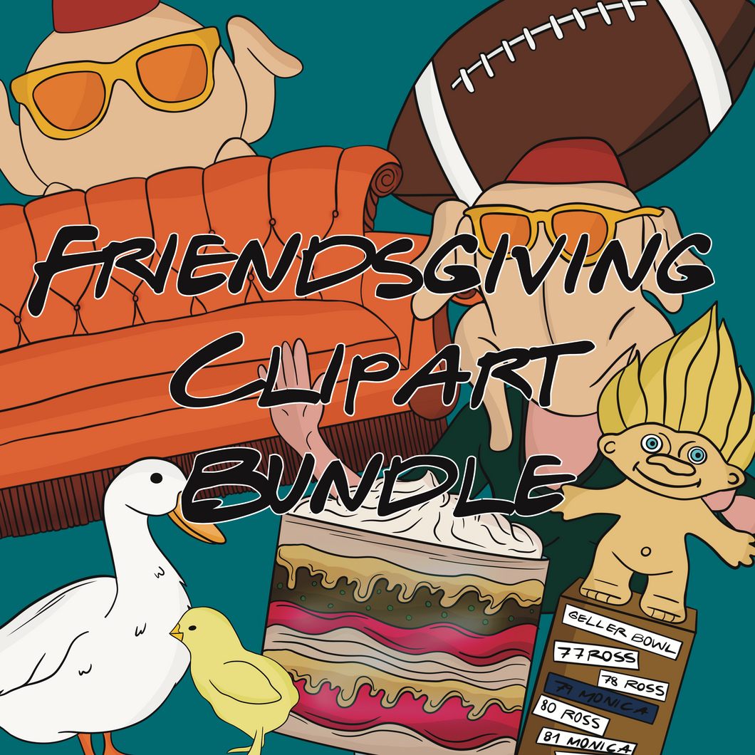 Friendsgiving Clipart Bundle