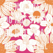 Load image into Gallery viewer, Orange Flowers Seamless
