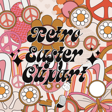 Load image into Gallery viewer, Retro Easter Clipart
